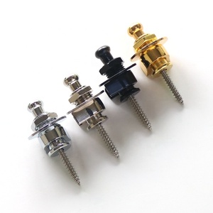 Donlis Nickel an toàn khóa dây đeo đàn guitar nút khóa chrome màu cho bán buôn từ Trung Quốc Guitar bộ phận Nhà cung cấp - Product Image 6
