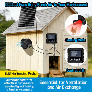 Système de refroidissement solaire automatisé avec <span class=keywords><strong>batterie</strong></span> de 2500 mAh <span class=keywords><strong>pour</strong></span> animaux de compagnie, volailles, porcs et chiens - Product Image 4