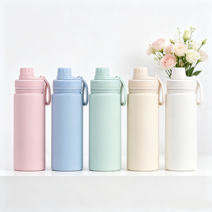<span class=keywords><strong>Borraccia</strong></span> Termica in Acciaio Inox con Doppio Coperchio, Regalo di Natale per Ragazze, Bottiglia per Palestra, Thermos per Bevande Calde e Fredde, Logo Personalizzabile - Product Image 6