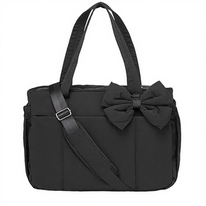 Sac à main élégant avec fermeture éclair et bandoulière réglable pour le bureau, les mariages, l'école, les voyages, sac à main souple pour femmes - Product Image 1