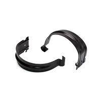 Support de gouttière demi-circulaire en aluminium, fixation murale, support de gouttière extra-résistant à haute capacité de charge
