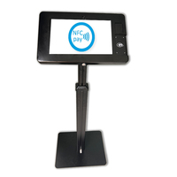 Tablette Android 10 pouces avec NFC intégré pour paiement sans contact, système d'exploitation Android 16, pour service de table en restaurant, avec support de sol antivol