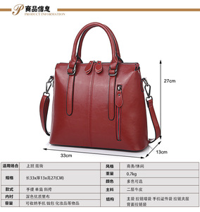 Bolsos de Moda para Mujer, Bolsos de Mano de Cuero Genuino, Bolsos de Hombro Vintage para Mujer - Product Image 6