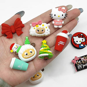 Manik-manik silikon anak-anak kartun pulpen pena fokus manik perhiasan aksesoris 3d manik-manik yang bisa dilepas DIY manik pena manik-manik longgar - Product Image 2