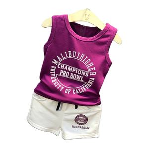 Conjunto Deportivo para Niños de 1 a 5 Años, Diseño Casual, Nuevo Producto, Personalizado, con Letras, sin Mangas - Product Image 1