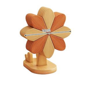 Factory Custom Heat-resistant <strong>Mat</strong> Wooden Tree Trivet Tivet <strong>Placement</strong> <strong>Mats</strong> for Dining <strong>Table</strong> - Product Image 5