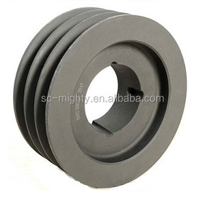 Cast Iron QD Bushing <b>Wheel</b> with Double Groove <b>Pulley</b> for 8V Belts OEM Customizable V Belt <b>Pulley</b> - Product Image 4