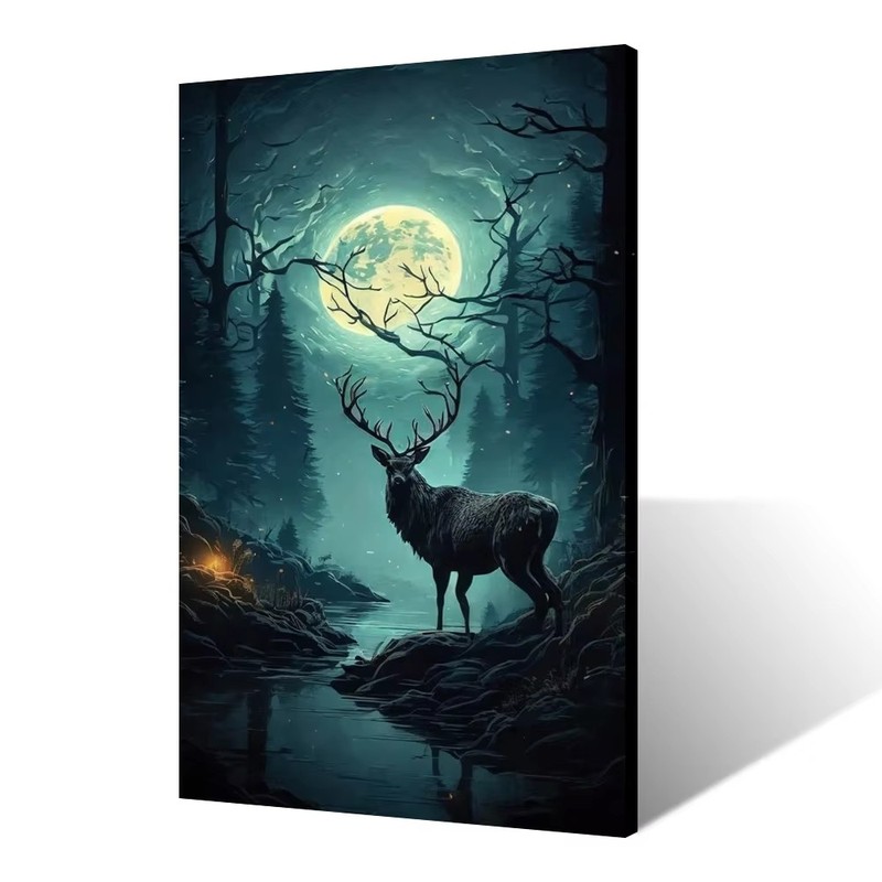 Chinese Factory Custom Elk at Night