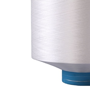 <span class=keywords><strong>Dty</strong></span> 150D/144f sợi nguyên màu trắng và đen Polyester Poy bao phủ Spandex sợi - Product Image 6