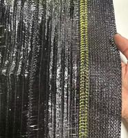 Filet d'ombrage noir en HDPE tissé plat, durable, anti-UV, rétractable, pour l'agriculture, l'extérieur, la terrasse et le jardin