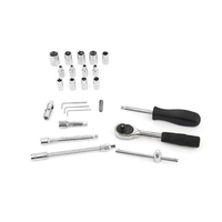 TOMAC Nouveau produit - Kit d'outils de douilles combinées multifonctionnelles CRV 1/4" - 40 pièces