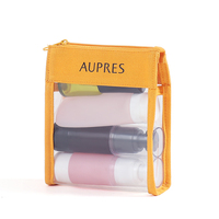 Étui à cosmétiques en PVC transparent ultra-doux personnalisé, étanche, sac de rangement en toile, pochette pour femme, trousse de toilette, cadeaux promotionnels
