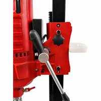 Machine de forage à noyau diamanté verticale haute puissance 4550W, équipement de forage humide pour béton et maçonnerie jusqu'à 250 mm