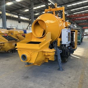 Bétonnière diesel portable MINLE avec pompe / Bétonnière mobile auto-chargeante <span class=keywords><strong>mini</strong></span> JBTS40 avec pompe à béton pour la construction - Product Image 4