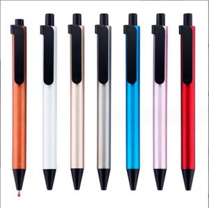 Glossy Metallic Paint Click Gel Ink <b>Pen</b>, 6 Colors Slim <b>Retractable</b> Advertising Neutral <b>Pen</b> Custom Logo for Office - Product Image 2