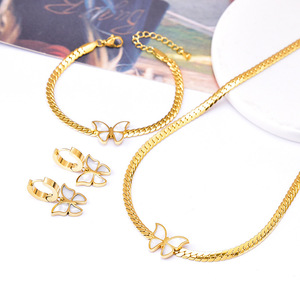 5Pcs/Set Designer Luxury <strong>Jewelry</strong> Famous <strong>Brands</strong> Luxury <strong>Jewelry</strong> Sets 4 Butterfly <strong>Lucky</strong> Clover <strong>Jewelry</strong> Set for Women - Product Image 1