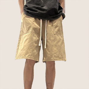 Pantalones Cortos Cargo Casuales de Lona Sólida para Hombre, Transpirables, de Secado Rápido, de 5 Pulgadas, para Adolescentes, Primavera, Verano, Otoño - Product Image 2