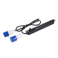 Disjoncteur universel PDU 19'' 1U 32A à 8 prises verrouillables, équipement de distribution d'alimentation, vente chaude