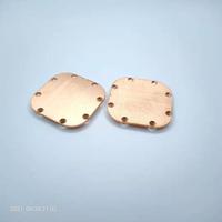 Pièces de refroidisseur de processeur liquide personnalisées Hongyi dissipateur thermique en cuivre 54*54*5.2mm avec dissipateur de chaleur en métal usiné par refroidissement par eau 120 240 360