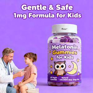OEM/ODM aanpasbare 1mg melatonine gummies voor kinderen met kamille & citroenmelisse voor rustgevende slaap, leeftijd 3+, niet-afhankelijkheid bevorderend - Product Image 3