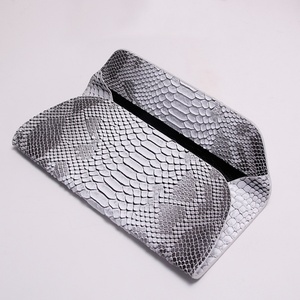 Boshiho RTS Top Quality PU Python Snakeskin Ladies <b>Small</b> Evening Clutch Bag Snake Leather Handbag for Woman - Product Image 3