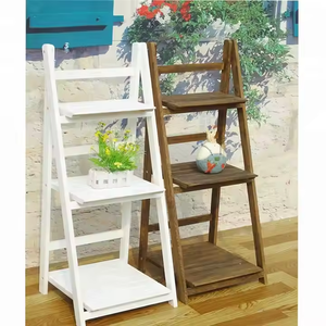 OT selling-Escalera <span class=keywords><strong>de</strong></span> flores <span class=keywords><strong>de</strong></span> <span class=keywords><strong>madera</strong></span>, escalera plegable <span class=keywords><strong>de</strong></span> tres capas - Product Image 5