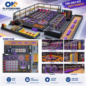 Camas Elásticas <span class=keywords><strong>de</strong></span> Alta Calidad para Parques <span class=keywords><strong>de</strong></span> Diversiones para Adultos y Niños - Product Image 2