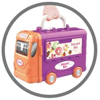 ITTL 3 en 1, boutique de desserts, ensemble de jouets de cuisine en plastique pour enfants, 29 pièces