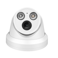 Caméra réseau tourelle fixe Vikylin 4MP Smart Hybrid Light avec micro intégré, détection humaine/véhicule, HD 2,8 mm, PoE, IP67