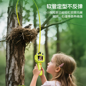 กล้องเอนโดสโคปสำหรับเด็ก ความละเอียดสูง บันทึกภาพและวิดีโอ กล้องจุลทรรศน์สำรวจกลางแจ้ง ของเล่นเพื่อการศึกษาสำหรับการสำรวจธรรมชาติ - Product Image 2