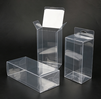 Boîte d'emballage en plastique transparente, PET RPET PVC pliable, boîte cadeau pour petits accessoires, artisanat, cosmétiques