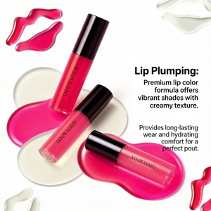 Huile à lèvres végane OEM pour femmes, tube noir, saveur fruitée, hydratante et nourrissante, 5 ml, crème imperméable, <span class=keywords><strong>baume</strong></span> à lèvres en gros - Product Image 4