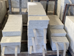 Sang trọng cao quý chi phí hiệu quả và trọng lượng nhẹ ý Carrara Trắng tấm mỏng gạch đá cẩm thạch - Product Image 6