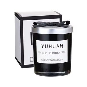 เทียนหอมอโรมาเธอราพีจากถั่วเหลือง ทำมือ สไตล์โมเดิร์น กลิ่นหอมจากน้ำมันหอมระเหย สำหรับคริสต์มาส งานแต่งงาน วันเกิด - Product Image 6