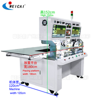 Machine de pressage à chaud Weicai CR-880DH à double tête de découpe, machine de collage Cof pour écrans 2K 4K LCD LED