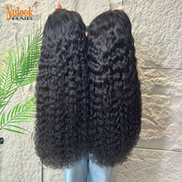 Pelucas Rizadas Sin Pegamento de Densidad Completa, Cabello Humano, Encaje Frontal, Pelucas Brasileñas de Grado 12A, Pelucas con Encaje Frontal HD para Mujeres Negras