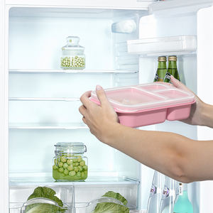 Caja Bento de silicona de grado alimenticio con logotipo personalizado, a prueba de fugas, 3 compartimentos, forma rectangular, tapa de almacenamiento, calentable, almuerzo apto para microondas - Product Image 6