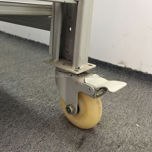 Étagère de rangement pour entrepôt en métal, étagère de rangement sur roues, robuste et longue portée de 300kg - Product Image 5