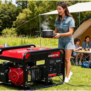 कस्टमाइज्ड फैक्ट्री सस्ती कीमत साइलेंट प्रकार गैसोलीन 5kw 7 kw और डीसी आउटपुट पोर्टेबल 4-स्ट्रोक सिंगल सिलेंडर - Product Image 6