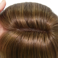 Perruque Lace Front en Cheveux Vierges Européens de 6 Pouces, Modèle Élégant pour Femme