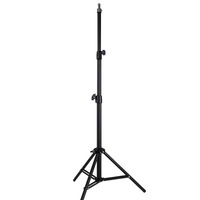 Trépied léger et stable en acier au carbone de 2,1 m pour téléphone, avec anneau lumineux et perche pour microphone, avec sac de rangement pour vidéo en direct