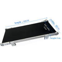 Yaomatec Portable petit convoyeur Table imprimante à jet d'encre Date numéro de lot Machine de codage universel Mini bande transporteuse