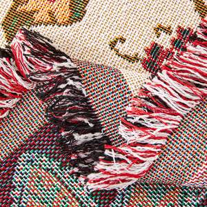 بطانية بوهيمية منسوجة من القطن الجاكار مخصصة بالجملة، غطاء غرفة محبوك للاستخدام في جميع الفصول - Product Image 6