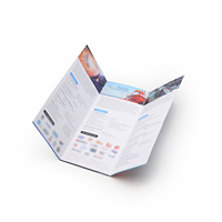 Impression de dépliants personnalisés en usine professionnelle, impression offset, conception de flyers en feuille métallique, brochure et impression de livrets
