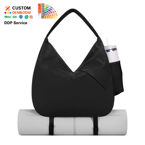 Grand sac de sport de voyage pour femme avec compartiment caché pour tapis de yoga et compartiment à chaussures - Product Image 1