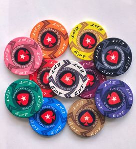 Fiches da <span class=keywords><strong>Poker</strong></span> da Gioco in Ceramica EPT di Alta Qualità da 10g 39mm con Logo/Colore Personalizzato, Basso MOQ e Vassoio, Direttamente dalla Fabbrica - Product Image 3