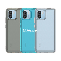 Coque de téléphone à bouton-poussoir Flexible antichoc Lichicase pour Xiaomi Redmi A2 + Protection contre les chutes couverture mobile