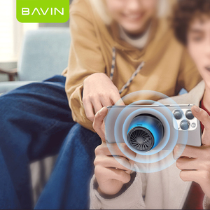 BAVIN Mini pequeño portátil de escritorio al aire libre BM23 Parlantes con altavoz inalámbrico de magnetismo de diente azul - Product Image 1