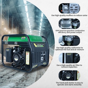 Générateur à essence portable 10L 5KW 5.5KW, générateur à essence portable AC 220V-230V monocylindre 172F-V, <span class=keywords><strong>alternateur</strong></span> générateur - Product Image 4