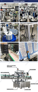 RICIO Automatic PLC Vertical Self-Adhesive Double Sided Front Back Labeling Machine Touchscreen High Easy Operate Round/Oval - Product Image 6